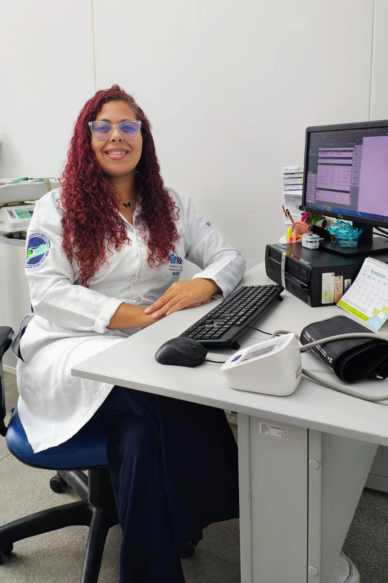 Daiane Barbosa inspirou-se nos cuidados recebidos por sua avó para tornar-se enfermeira de família e comunidade. — Foto: acervo pessoal.